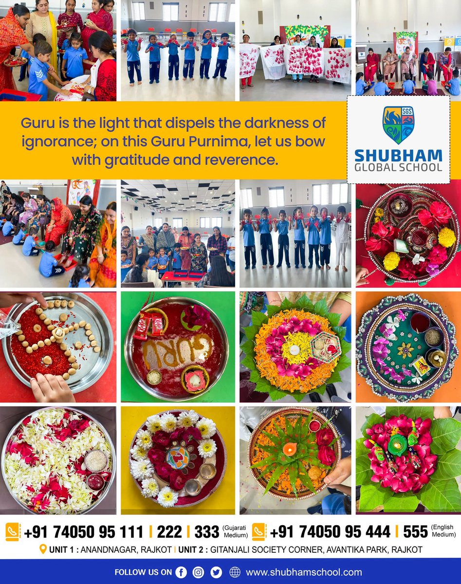 RajkotShree's tweet image. “𝗚𝘂𝗿𝘂 𝗶𝘀 𝘁𝗵𝗲 𝗹𝗶𝗴𝗵𝘁 𝘁𝗵𝗮𝘁 𝗱𝗶𝘀𝗽𝗲𝗹𝘀 𝘁𝗵𝗲 𝗱𝗮𝗿𝗸𝗻𝗲𝘀𝘀 𝗼𝗳 𝗶𝗴𝗻𝗼𝗿𝗮𝗻𝗰𝗲; 𝗼𝗻 𝘁𝗵𝗶𝘀 𝗚𝘂𝗿𝘂 𝗣𝘂𝗿𝗻𝗶𝗺𝗮, 𝗹𝗲𝘁 𝘂𝘀 𝗯𝗼𝘄 𝘄𝗶𝘁𝗵 𝗴𝗿𝗮𝘁𝗶𝘁𝘂𝗱𝗲 𝗮𝗻𝗱 𝗿𝗲𝘃𝗲𝗿𝗲𝗻𝗰𝗲.” 🌕🙏

#HappyGuruPurnima #gurupurnima #guru #guruji #india
