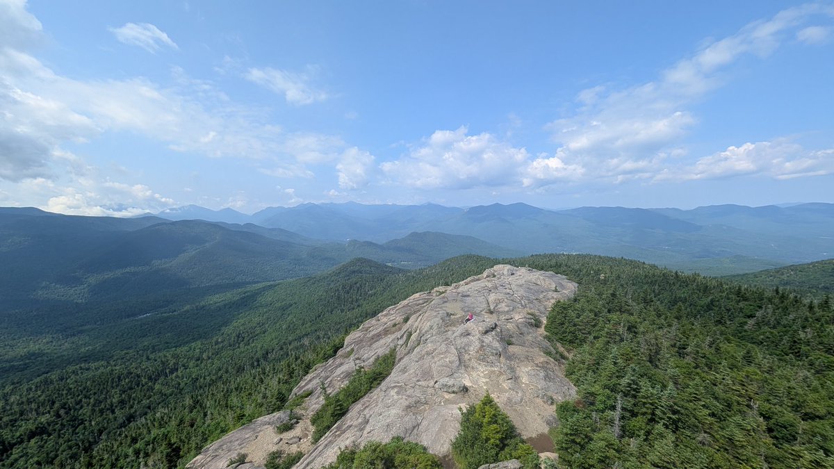 WeatherManFinn's tweet photo. A+ day today up north #adk #adkmountains #pureadk #adirondacks #upperrightusa #exploreny #ilovenny #ospreypacks #hiking #ispyny #518wx #lakeplacid #nylovessummer https://t.co/mlk0bTZjHU