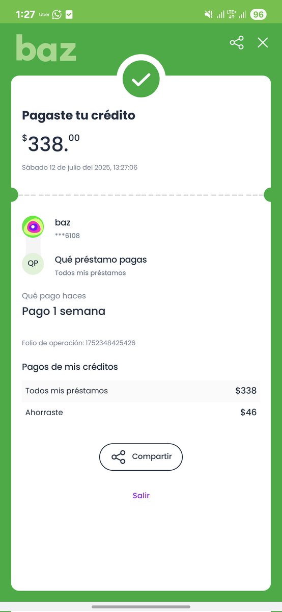 piter40ton's tweet photo. @BancoAzteca @RicardoBSalinas @Profeco @AtencionProfeco @lopezdoriga Pues realicé mi pago el día de hoy sábado.... https://t.co/jw03oKYVgl