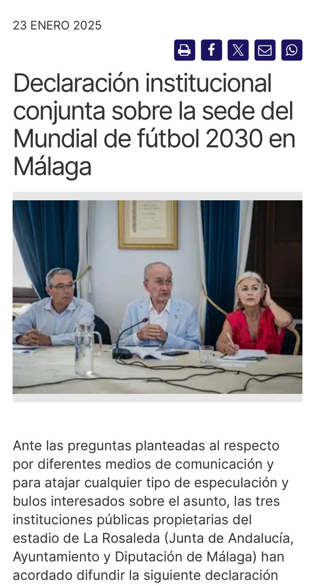 ❌❌Al releer hoy este👇comunicado de hace 6 meses de <a href="/pacodelatorrep/">Paco de la Torre</a> <a href="/JuanMa_Moreno/">Juanma Moreno</a> y <a href="/Francissalado/">Francisco Salado</a> la pregunta que surge es:

¿Era un engaño entonces o ha sido su negligencia lo de hoy⁉️

malaga.es/comunicacion/2… vía <a href="/diputacionMLG/">Diputación de Málaga</a>