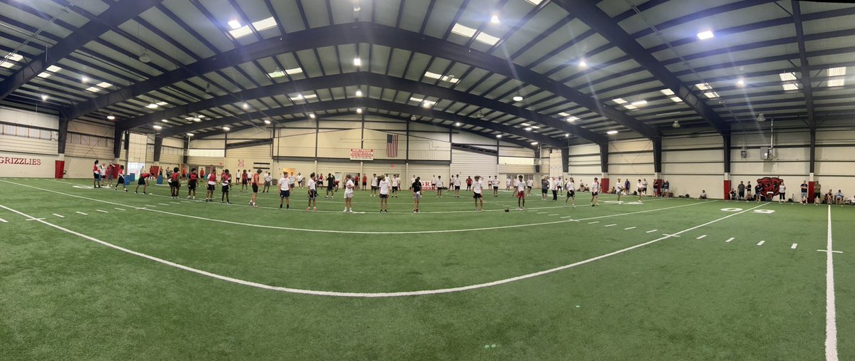 Thank you <a href="/ReddiesFB/">Henderson State Football</a> for bringing your prospect camp to OUR campus!