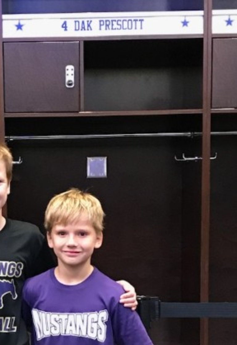 Gage Coleman (@gageplaysball) on Twitter photo Before <a href="/dak/">Dak Prescott</a> threw his first pick, I was already running post routes in his future locker.
Cowboys field? That was my sandbox. The locker room? My lair.
While Dak was watching Blue’s Clues, I was drawing up touchdowns on whiteboards I couldn’t reach.
They told me to smile for the Before <a href="/dak/">Dak Prescott</a> threw his first pick, I was already running post routes in his future locker.
Cowboys field? That was my sandbox. The locker room? My lair.
While Dak was watching Blue’s Clues, I was drawing up touchdowns on whiteboards I couldn’t reach.
They told me to smile for the