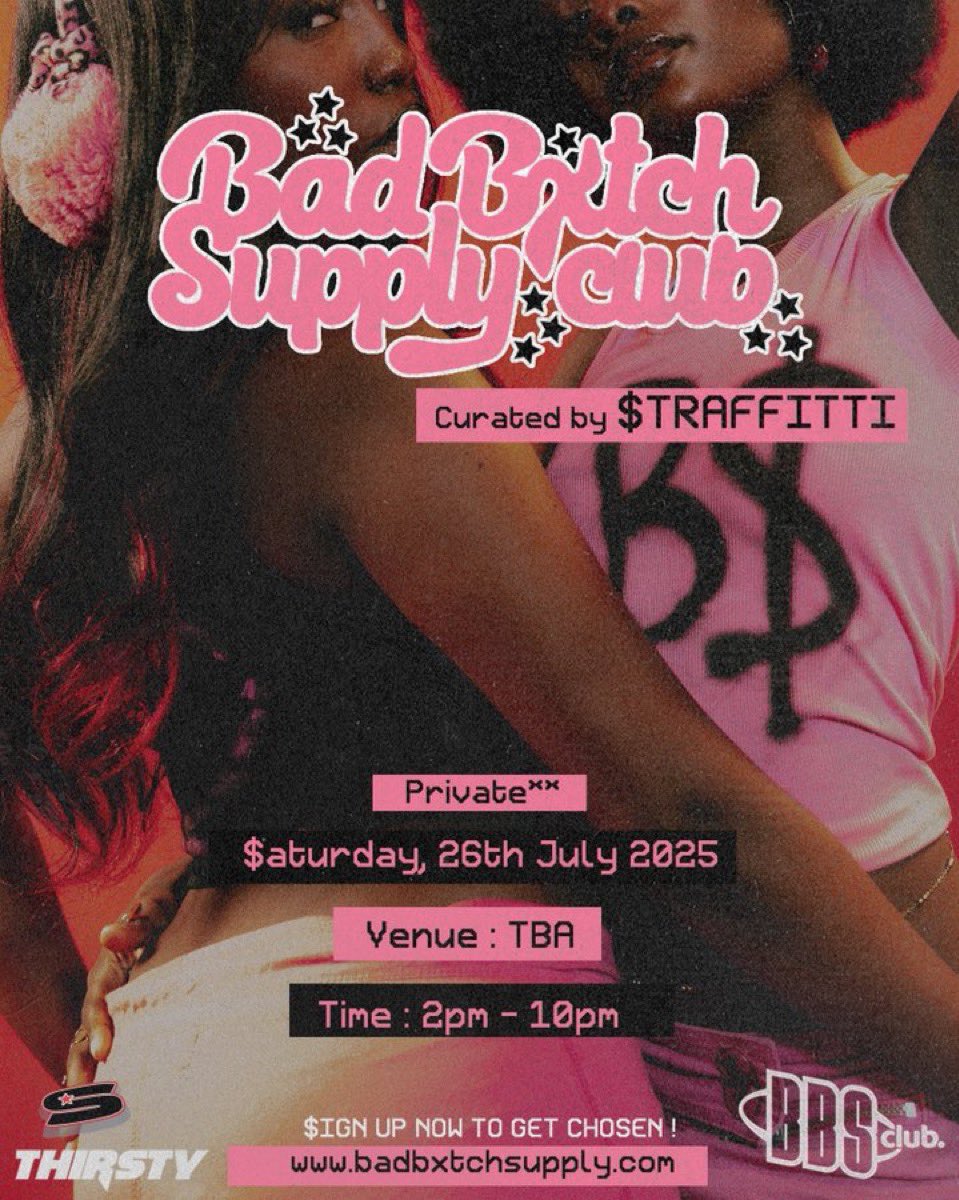 badbitchsupply.com. RSVP FOR DA BADDIES