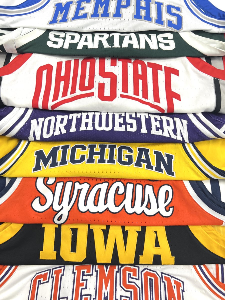 theplayerstrunk's tweet image. From March Madness runs to rivalry games, every stitch tells a story — and now, these game worn jerseys can be yours.
⏳ Bidding ends tomorrow. Don’t miss your shot.
theplayerstrunkauction.com/Lots/Gallery