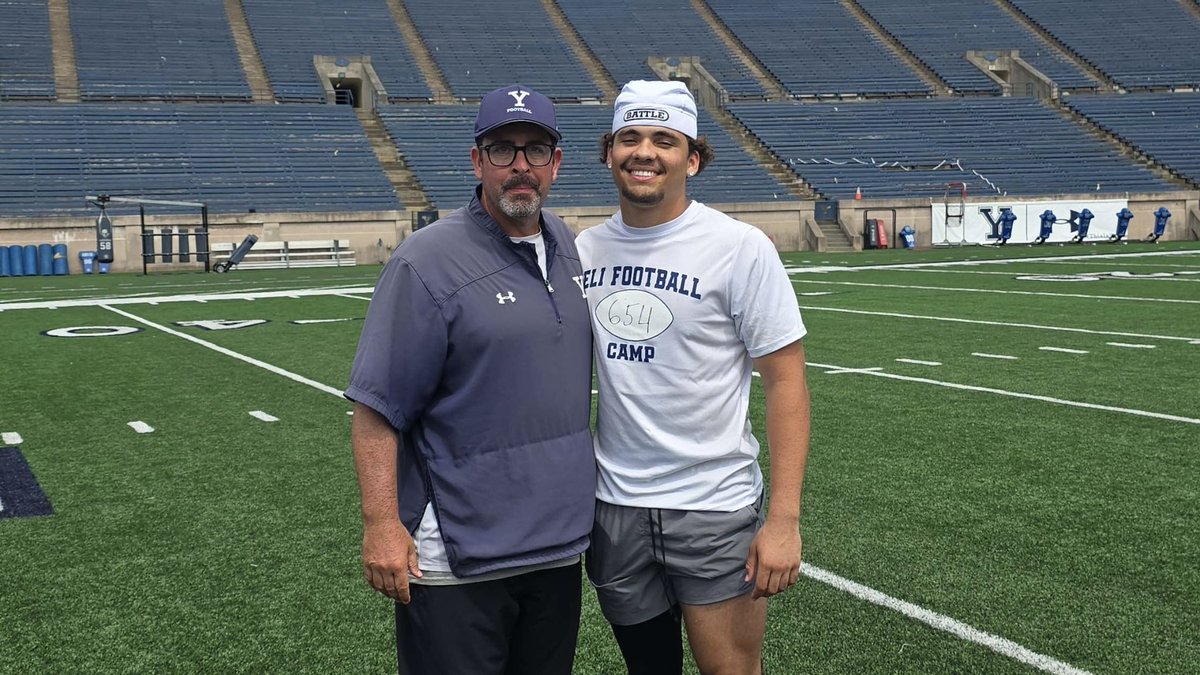 BrockHatcher15's tweet image. Had an amazing time at the @yalefootball camp today!! Thank you to all the coaches for your great hospitality and great coaching! Can’t wait to keep in touch! @coach_smcgowan @CoachCiotti11 @coachjjanderson @CoachRenoYale @ChrisBergeski @CoachTBarr @WGHSFootball @Tyrel_Lenard