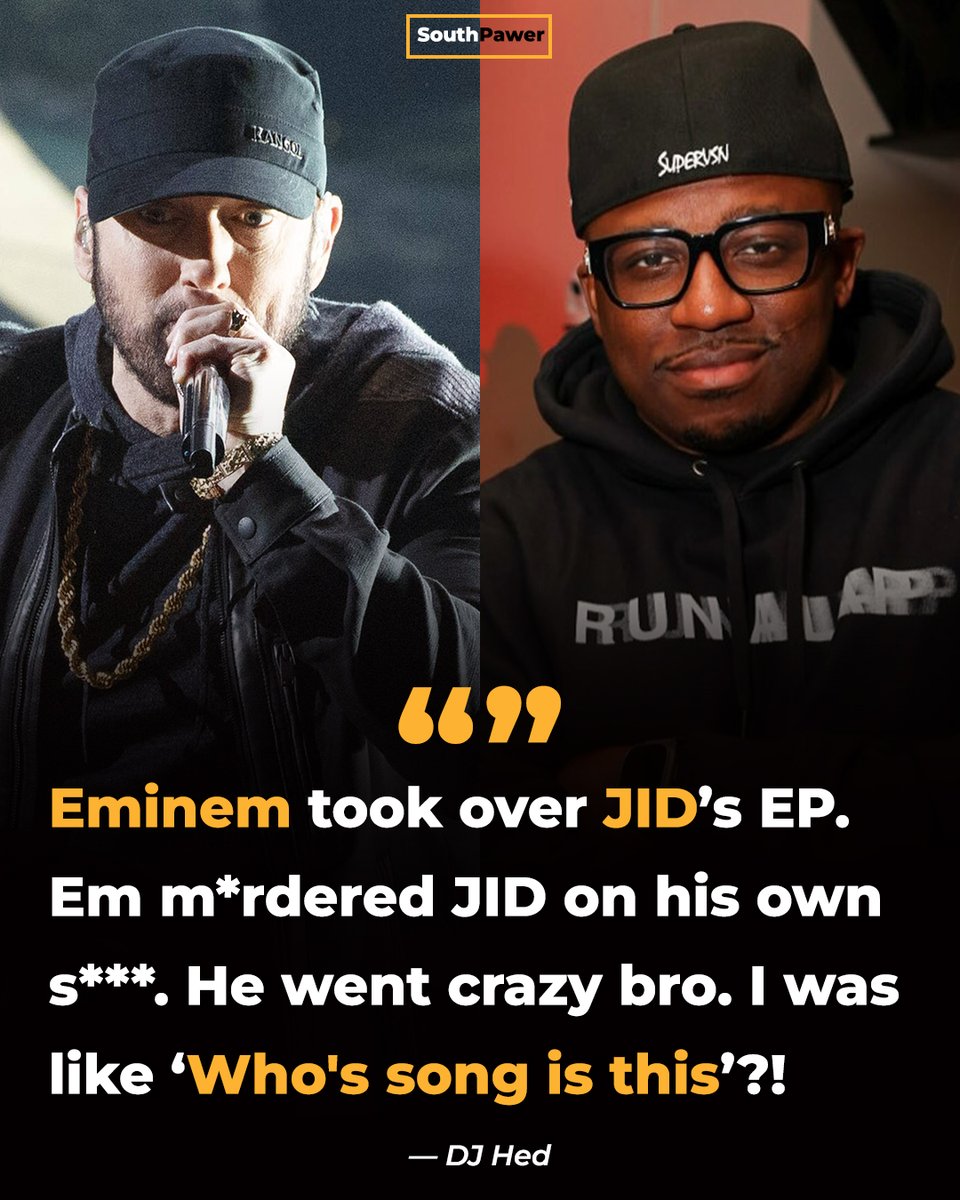 Southpawer's tweet image. DJ Hed, Elliott Wilson &amp;amp; Jeremy Hecht discuss Eminem's verse on JID's "Animals (Pt.1)"! 

Watch the episode in the thread below!