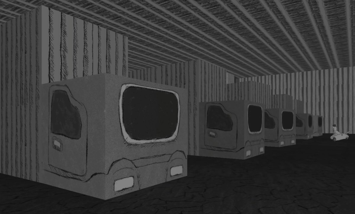 KiwiWeh's tweet image. Kiwi took a crack at making trucks in the engine as part of the level geometry.