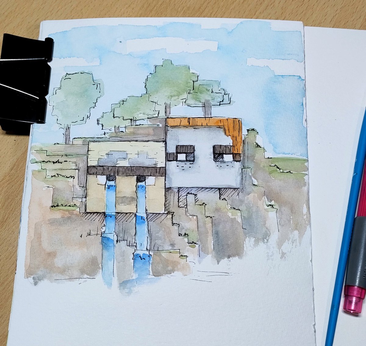 kaledo69's tweet image. a view from the past (life)
#pastlife #lifeseries #zombiecleo #inthelittlewood #watercolors