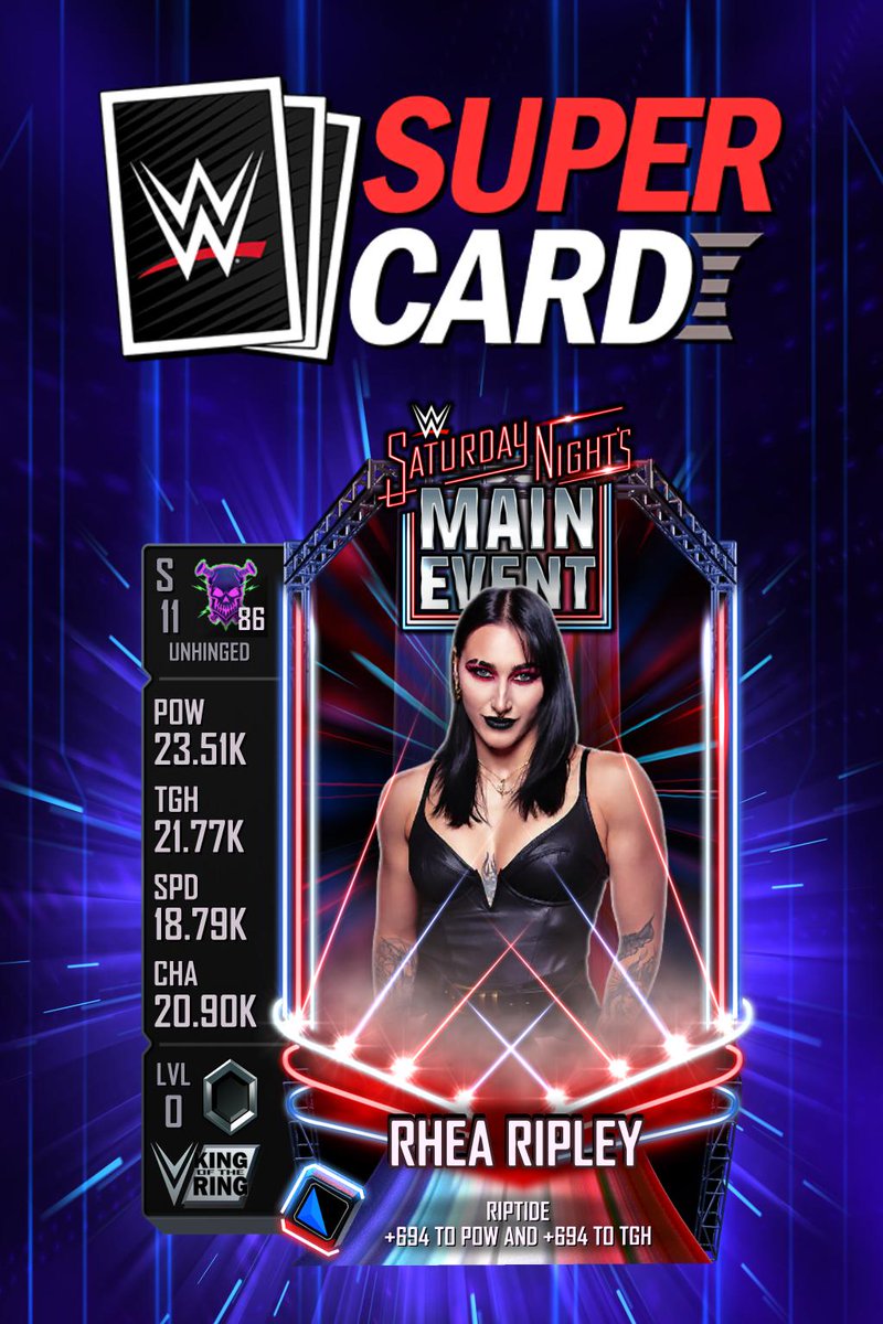 Let's go!!!  Check out my Superstar in WWE SuperCard! WWESUPERCARD.COM @wwesupercard #wwesupercard