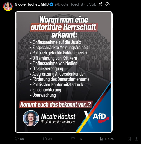 Hmmm... Wieso schießt die so gegen die AfD?