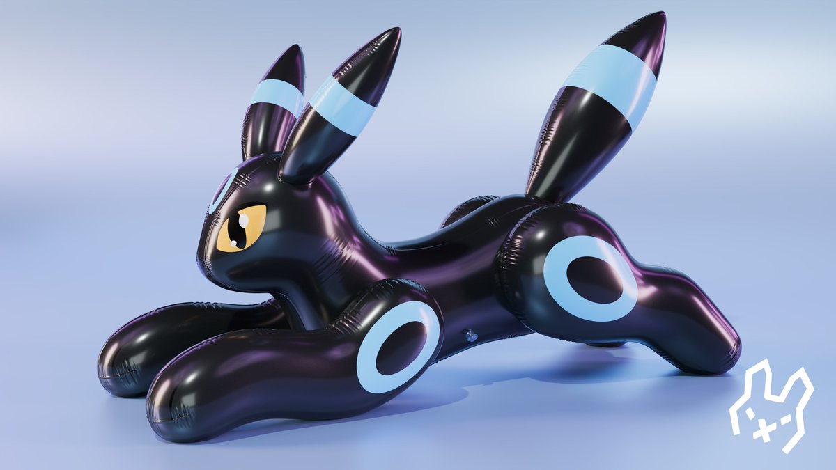 InflataBun's tweet image. Shiny Inflatable Umbreon

#umbreon #Pokemon #inflatable