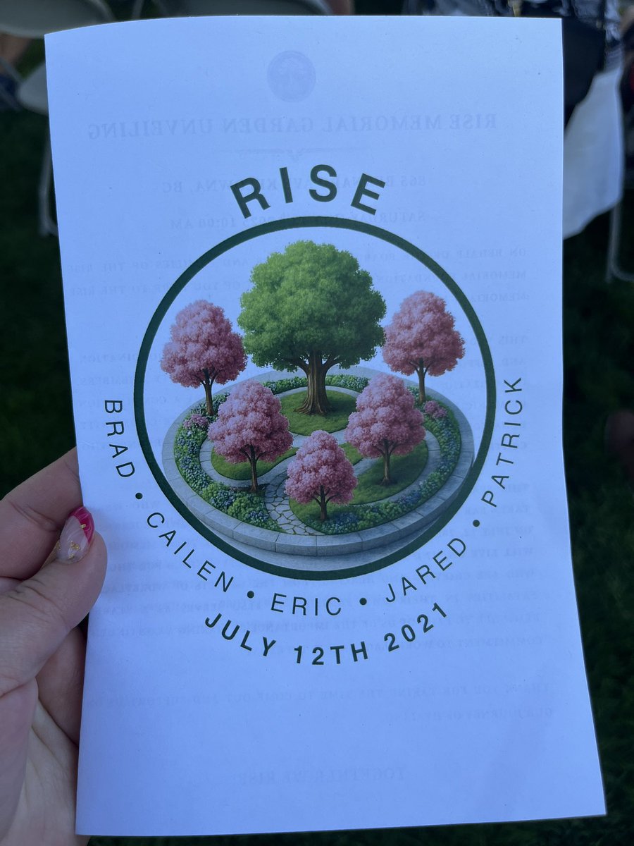 rebeccaorr26's tweet image. The main reason we came out to Kelowna was to be here for the grande opening of the memorial garden in memory of the 5 killed in the tragic crane accident 4 years ago today. This hits so close to home. My heart hurts so much for these five families😭🙏💕