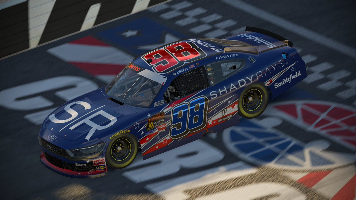 Matt Chaffe (@ax4x_matt) on Twitter photo It's Patriotic Night in <a href="/LeagueNitro/">Nitro Racing League</a>! 🇺🇸
Ready to pilot the red, white & blue No.98 <a href="/shadyrays/">Shady Rays</a> Mustang as we face 200 laps around Charlotte Motor Speedway!
Watch live tonight at 9 pm est at twitch.tv/mattchaffe
#appalachiansimracing #nitroracingleague #iracing It's Patriotic Night in <a href="/LeagueNitro/">Nitro Racing League</a>! 🇺🇸
Ready to pilot the red, white & blue No.98 <a href="/shadyrays/">Shady Rays</a> Mustang as we face 200 laps around Charlotte Motor Speedway!
Watch live tonight at 9 pm est at twitch.tv/mattchaffe
#appalachiansimracing #nitroracingleague #iracing
