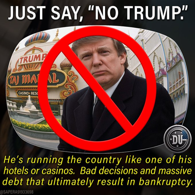 Trump is not a good businessman and he is an even worse president.

He has been good at 2 things, reality TV and a few real estates deals.

He is a King when it comes to destroying businesses.

Here are a few of his many failures:

Trump Steaks

Trump Airline

GoTrump search