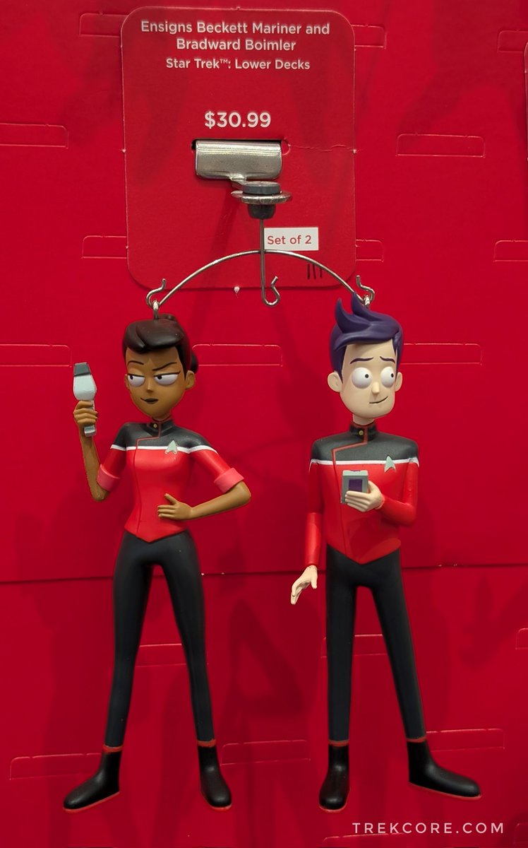 The new Mariner and Boimler ornaments are now available in Hallmark stores

#StarTrek #LowerDecks