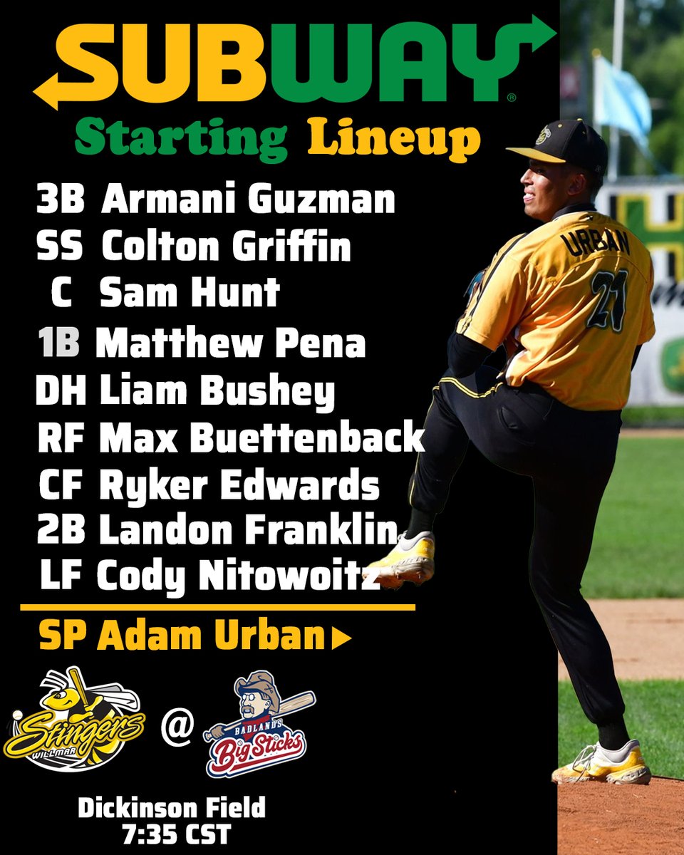 Headed to Dickinson Field!

#StingEm🐝