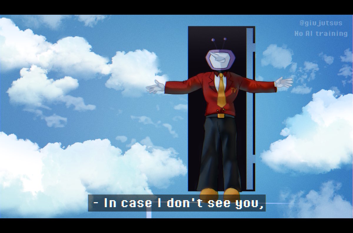 giujutsus's tweet image. the tenna show
#Tenna #Deltarune #Deltarunefanart