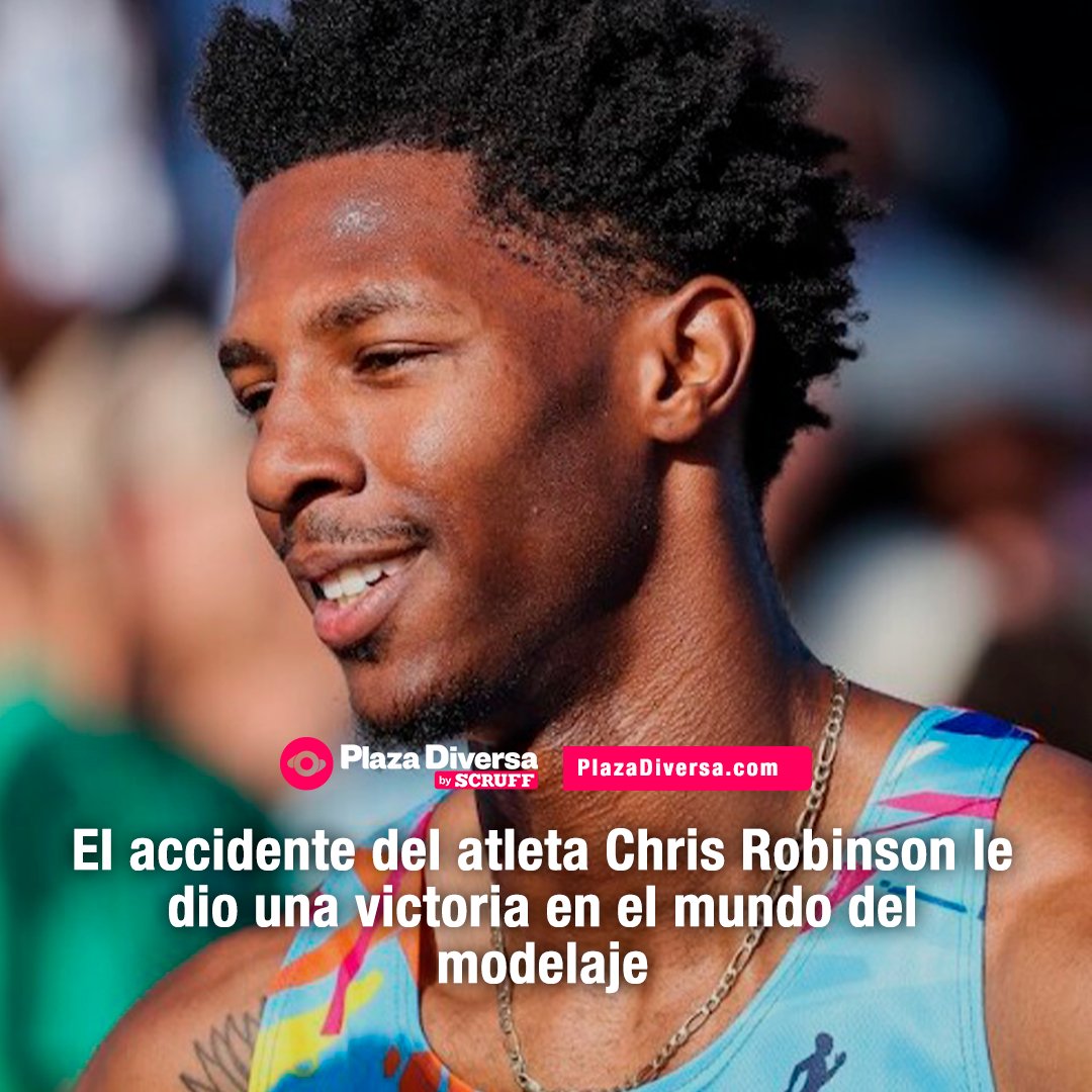 wowasinomas's tweet image. | #Ufff | 😍 El atleta Chris Robinson se había hecho viral hace unos días debido a un fallo de vestuario en medio de una competencia 

Lee ➡️ plazadiversa.com/accidente-del-…