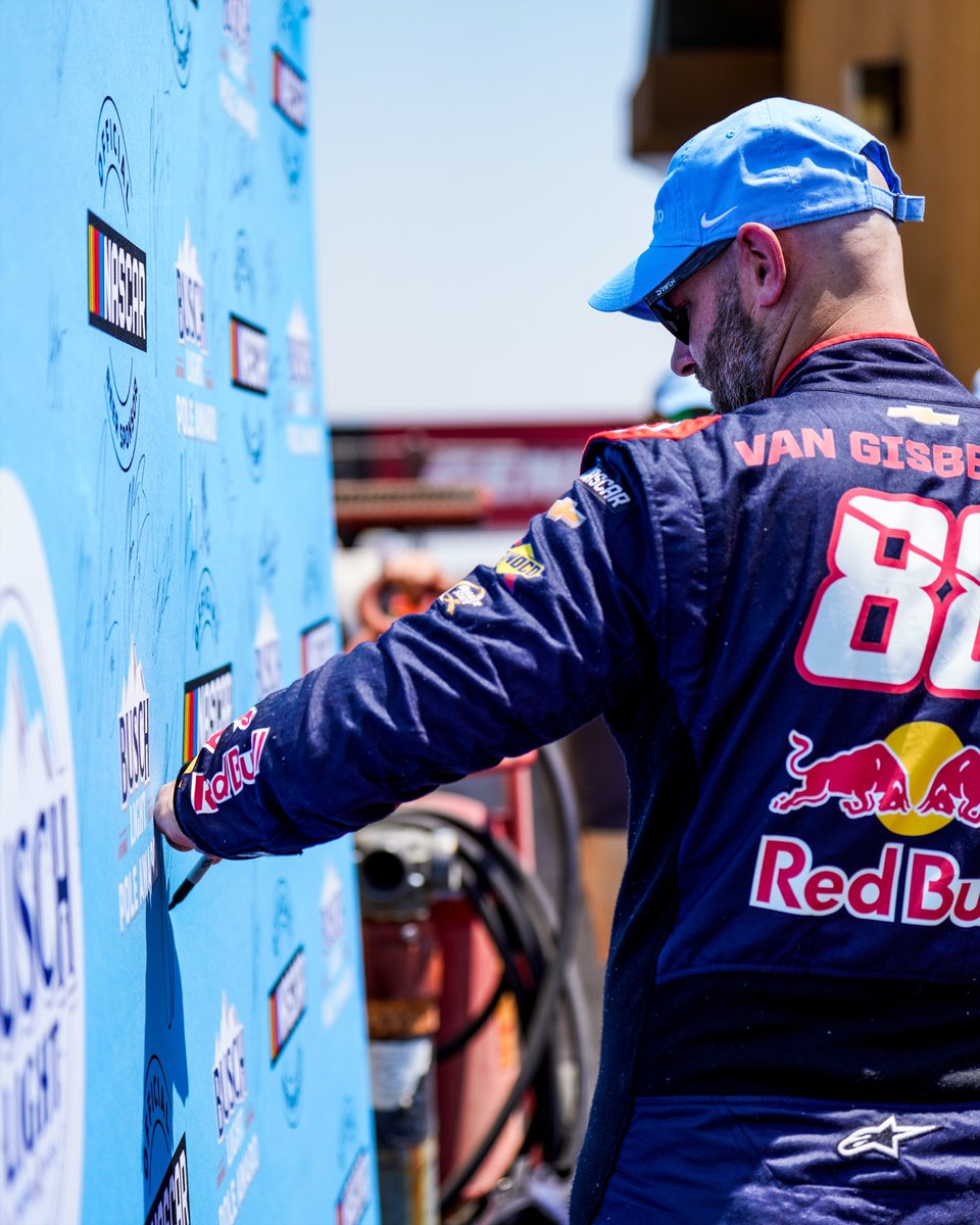 With today's first-place qualifying effort at <a href="/RaceSonoma/">Sonoma Raceway</a>, <a href="/shanevg97/">Shane van Gisbergen</a> becomes the fastest driver to reach four #BuschLightPole Awards since <a href="/dennyhamlin/">Denny Hamlin</a> in 2006.