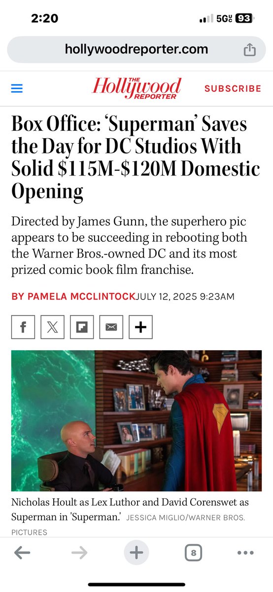 KEVIN_FREE1971's tweet image. Woooooo hoooooo!!!!! YES!!!!
Loved Superman! Nathan was hilarious. Love Krypto! Needed a little more character development. Other than that, great action, great music, lots of hope and fun for the whole family! 9/10 
#Superman   #DCCU #Superman2025 #JamesGunn
