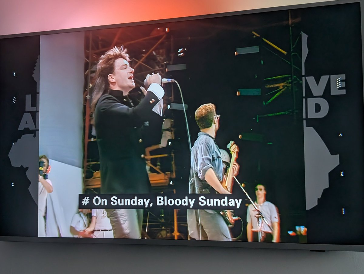 dazphillips74's tweet image. Loving @U2 at #liveaidat40 what a band. Would love them to do @LFC Anfield.
#U2
#LiveAid