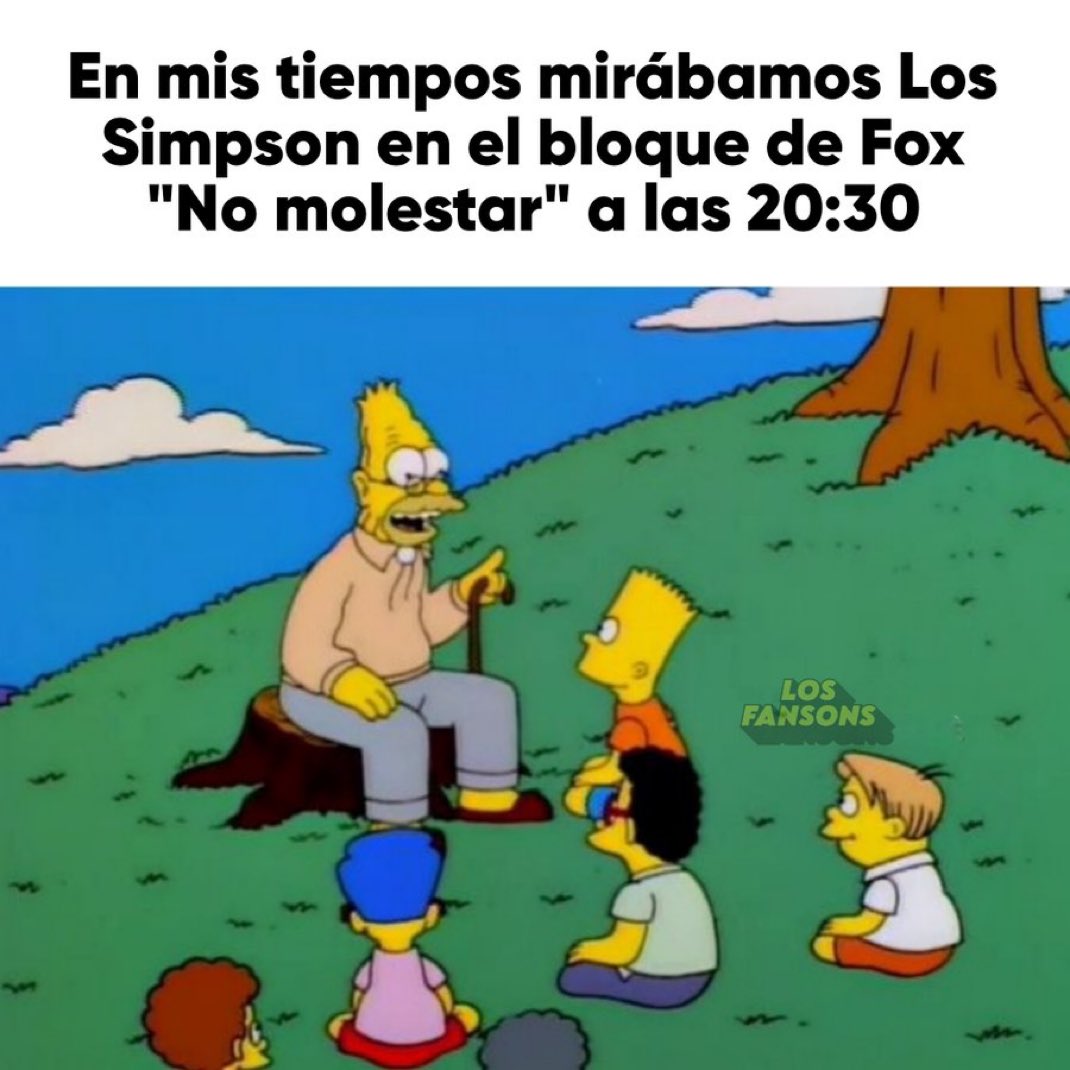 Y en mis primeros tiempos los veíamos en el canal 7 🥲