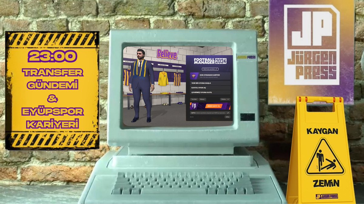 EYÜPSPOR İLE HEDEF AVRUPA!  ⚠️ 

Transfer gündemini yorumlamaya ve FM oynamaya devam ediyoruz. 

Bekleriz! 

🎙️ <a href="/LefterShankly8/">Mehmet Can Pulat</a> &amp; <a href="/Erdikement/">Erdi Kement</a> &amp; <a href="/sheveknikov/">Serhat Raşay</a> 

🔗 YouTube.com/jurgen_press