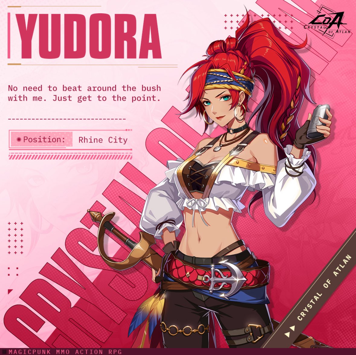 CrystalLeeVO's tweet image. I voice Yudora and Barbena in Crystal of Atlan! This game is insanely cool, check out @CoA_Global and say hi to me in Rhine City! Or….. witness my deadly splendor on the Wonderland stage 💖💃🎭
Huge thank you to @brightskull for putting the CRYSTAL in Crystal of Atlan! 💎😎