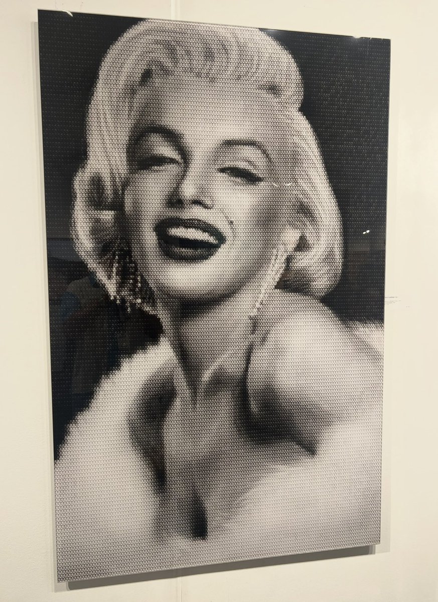 I thought Frida Kahlo had taken over as Queen of the art scene after many years of seeing Marilyn at every show- so created my “Blonde #1” expecting to be unique at the Hamptons Fine Art Fair this weekend- a quick tour proved me wrong- sharing a few pictures- including one super