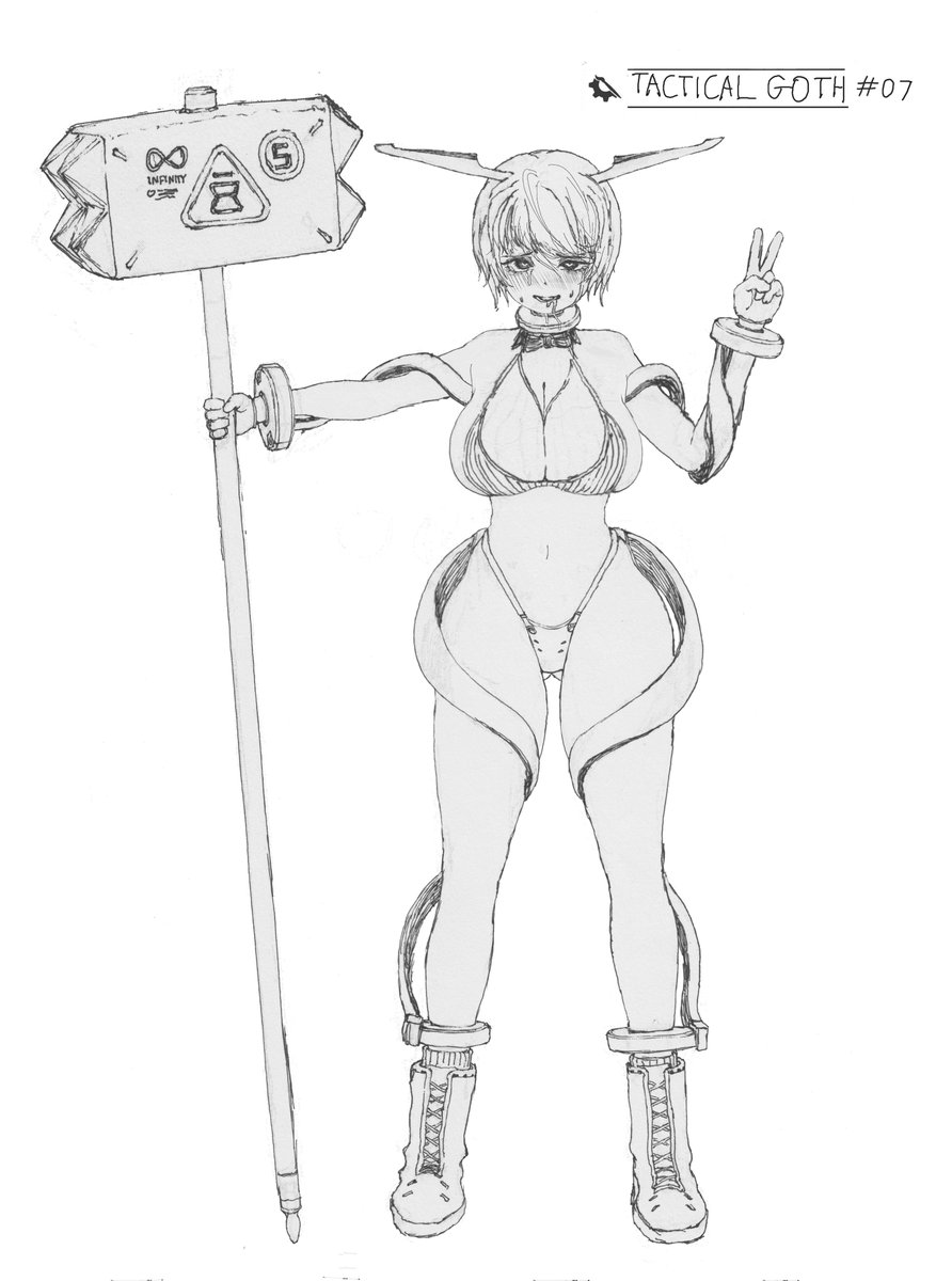 rlawodn40's tweet image. TACTICAL GOTH # 07
