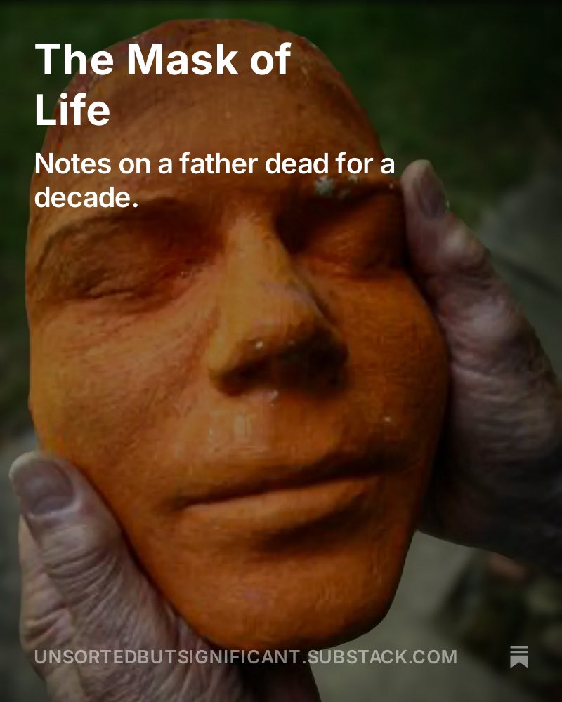 anthonyted's tweet image. My father died 10 years ago this morning. Today, my grief evolves — finally. open.substack.com/pub/unsortedbu…