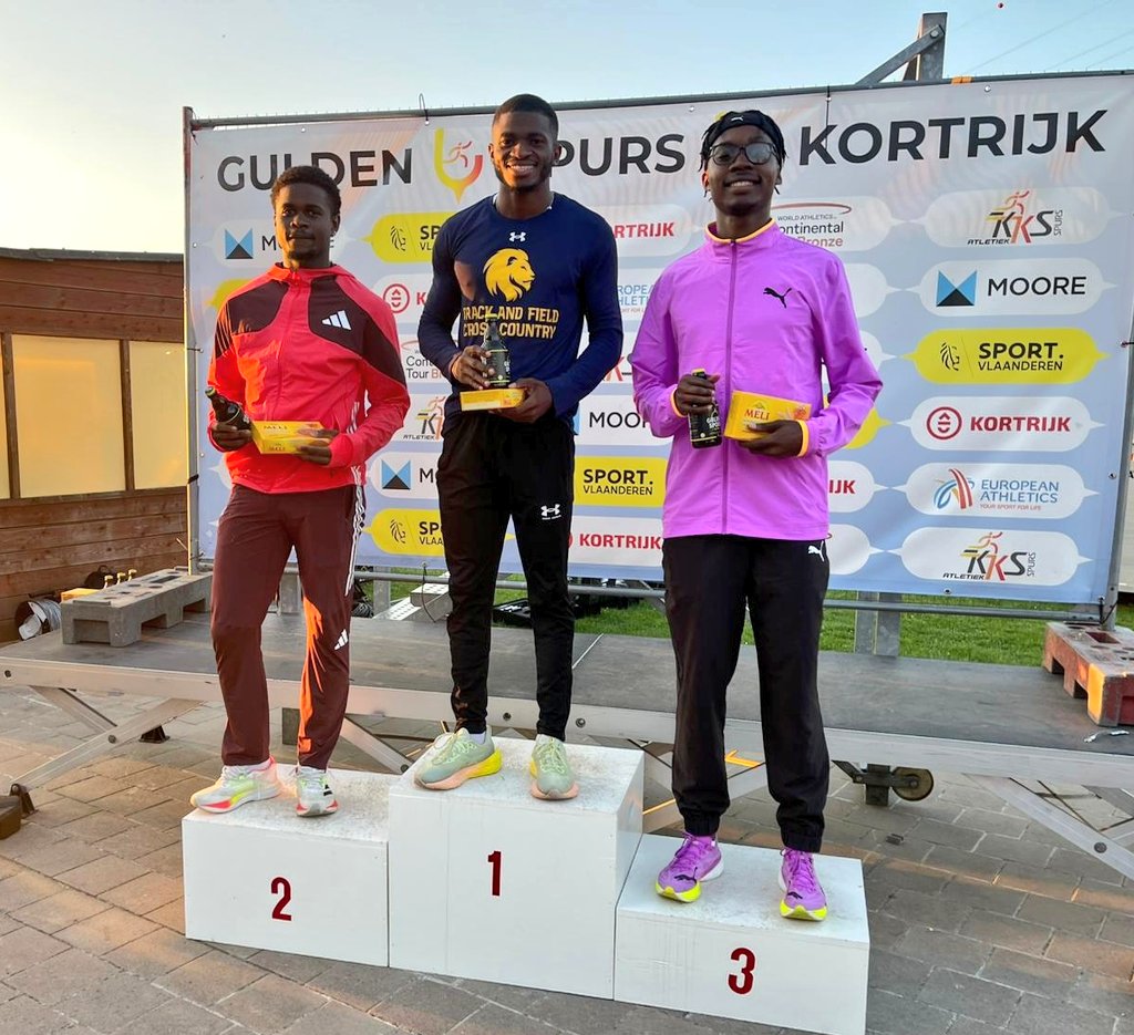🔥20.37s (+1.5 m/s)🔥

In his first Elite outing in Europe 🇬🇭Ibrahim Fuseini won the Moore Guldldesporen 200m dash with a time of 20.37s 

🇬🇭Ibrahim also placed 3rd in the 100m at the  Moore-Guldensporen Meeting in Kortrijk, Belgium

Good start.