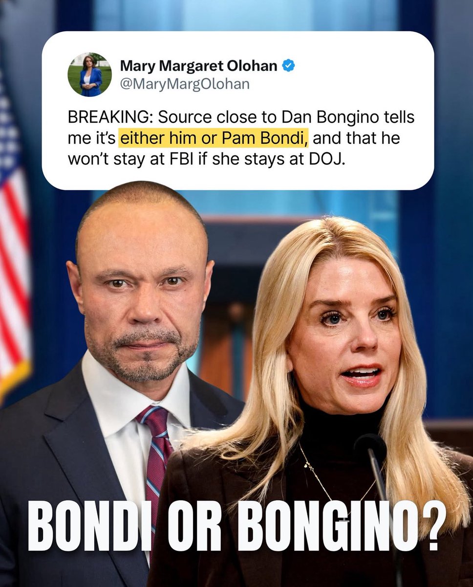 What do you think?  If true, hopefully, Pam Bondi is the one to go.