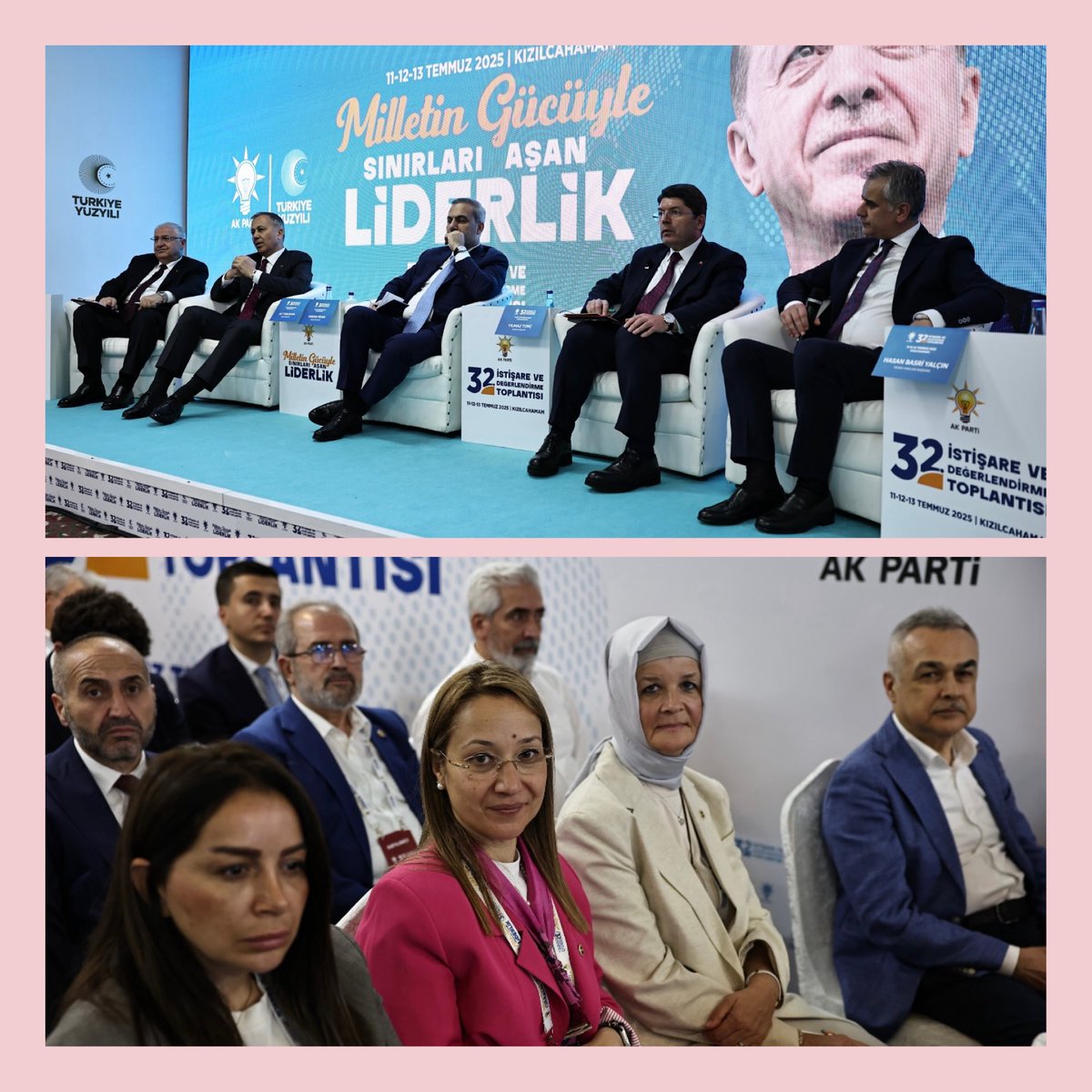 📍Kızılcahamam

Güvenlik, bütüncül bir yaklaşımla ele alınır. 

32. İstişare ve Değerlendirme Kampımızda, Genel Başkan Yardımcımız Sn. Hasan Basri Yalçın’ın moderatörlüğünde gerçekleştirdiğimiz Güvenlik Oturumunda:
🔹Adalet Bakanımız Sn. Yılmaz Tunç ile hukuk zeminini,