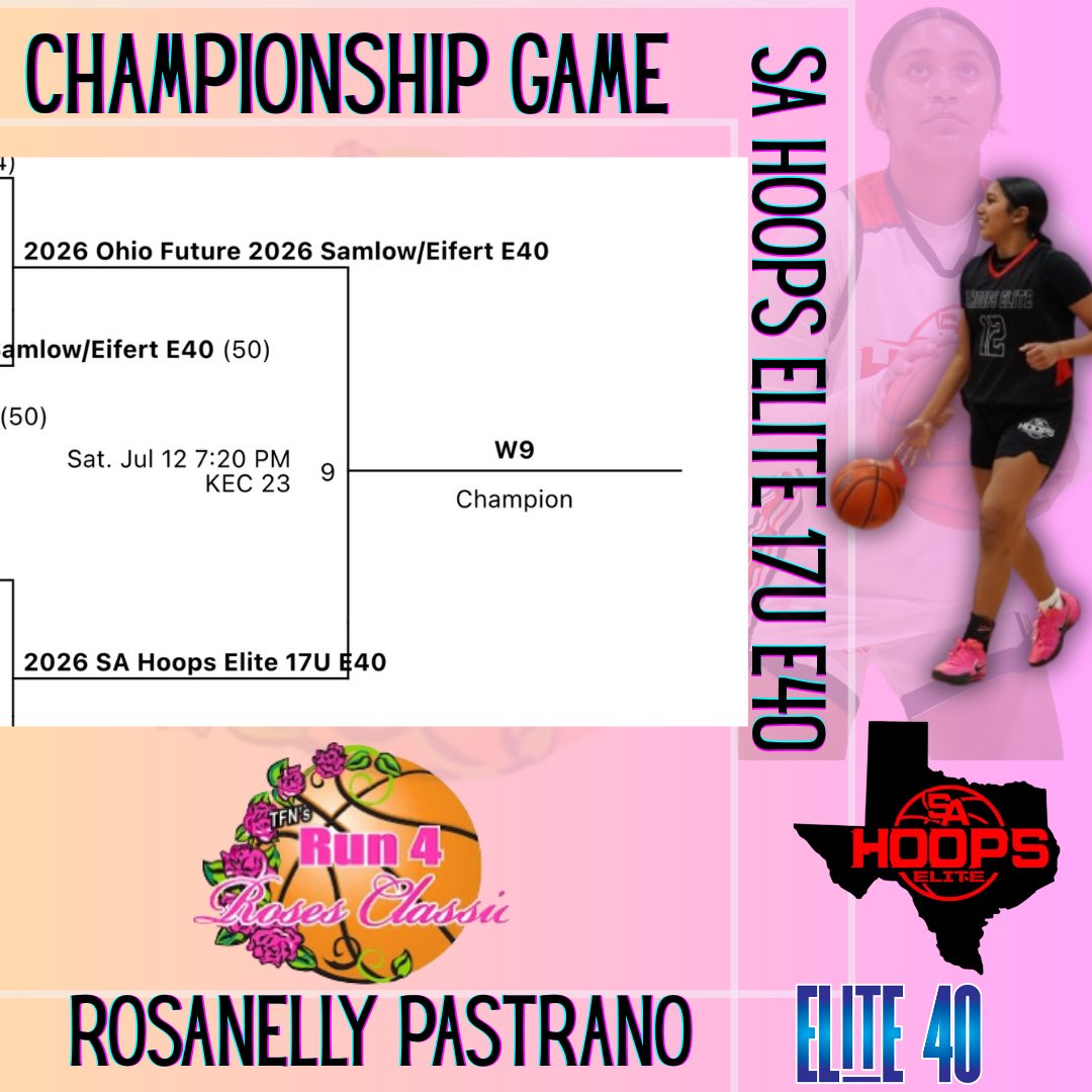 Championship Game
7pm
Court 23
<a href="/SAHoopsElite/">SA Hoops Elite</a>