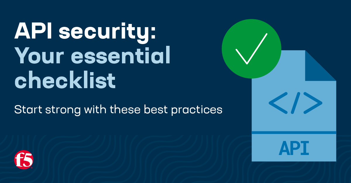 bsvaishali's tweet photo. 🔐 APIs power everything, but they can also power threats.

Without API best practices, your APIs could be exposing sensitive data to the wrong eyes.

✅ Secure your API future with @F5's full checklist now: https://t.co/pKuYlaAI4W https://t.co/i62EENYV4h