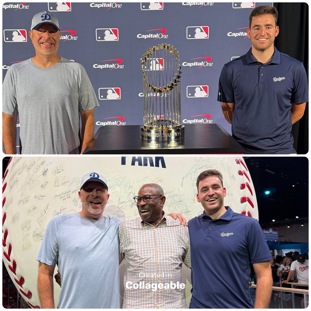 deusendonts's tweet image. What a blast today at the @MLB All Star Game festivities…meeting the World Series trophy and Dusty Baker with @HunterVanD80 is a really good day! (And yes Dusty I do forgive you for the SF years)