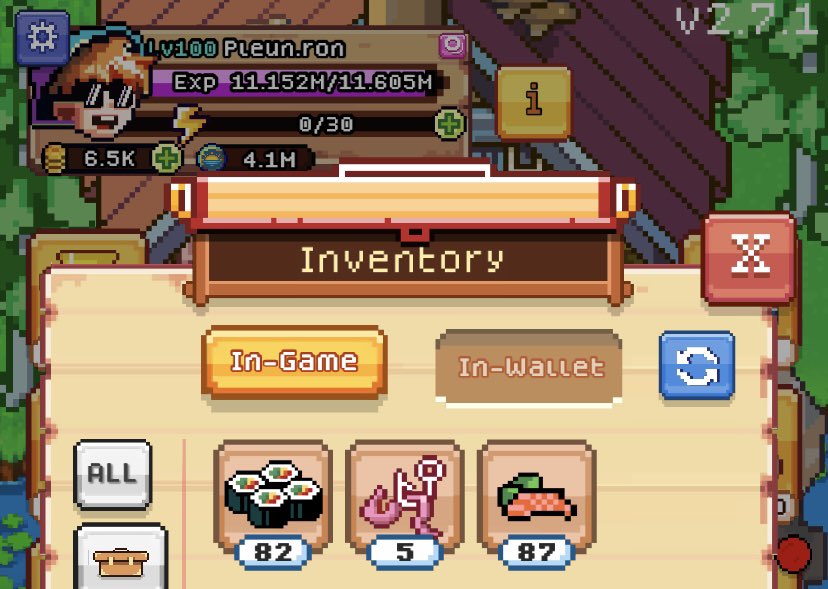 Day 909 #mydailyronin

⭐️ New personal milestone reached today in <a href="/FishingFrenzyCo/">Fishing Frenzy</a> - LVL 100 ⭐️

And still no frog… 😅

➡️ PLAY HERE ON <a href="/Ronin_Network/">Ronin</a> : fishingfrenzy.co/?code=BAITER

Feeling like next week the frog will be joining my aquarium with the “Community Clash” event.

I’ve