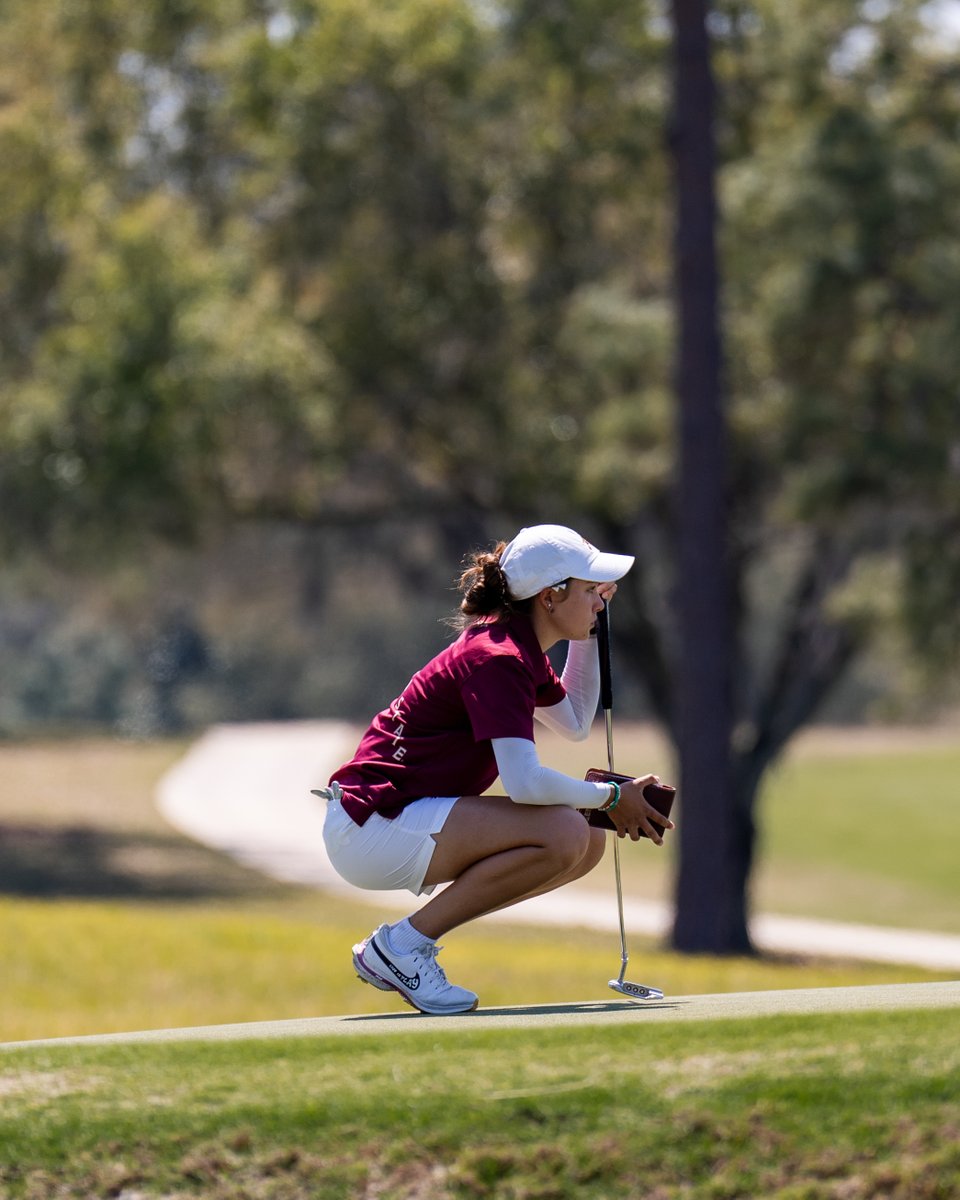 FSUGolf's tweet image. Layla Pedrique is T26 with scores of 73-76 and a two-round total of 149 at the FSGA Women’s Amateur Stoke Play Championship