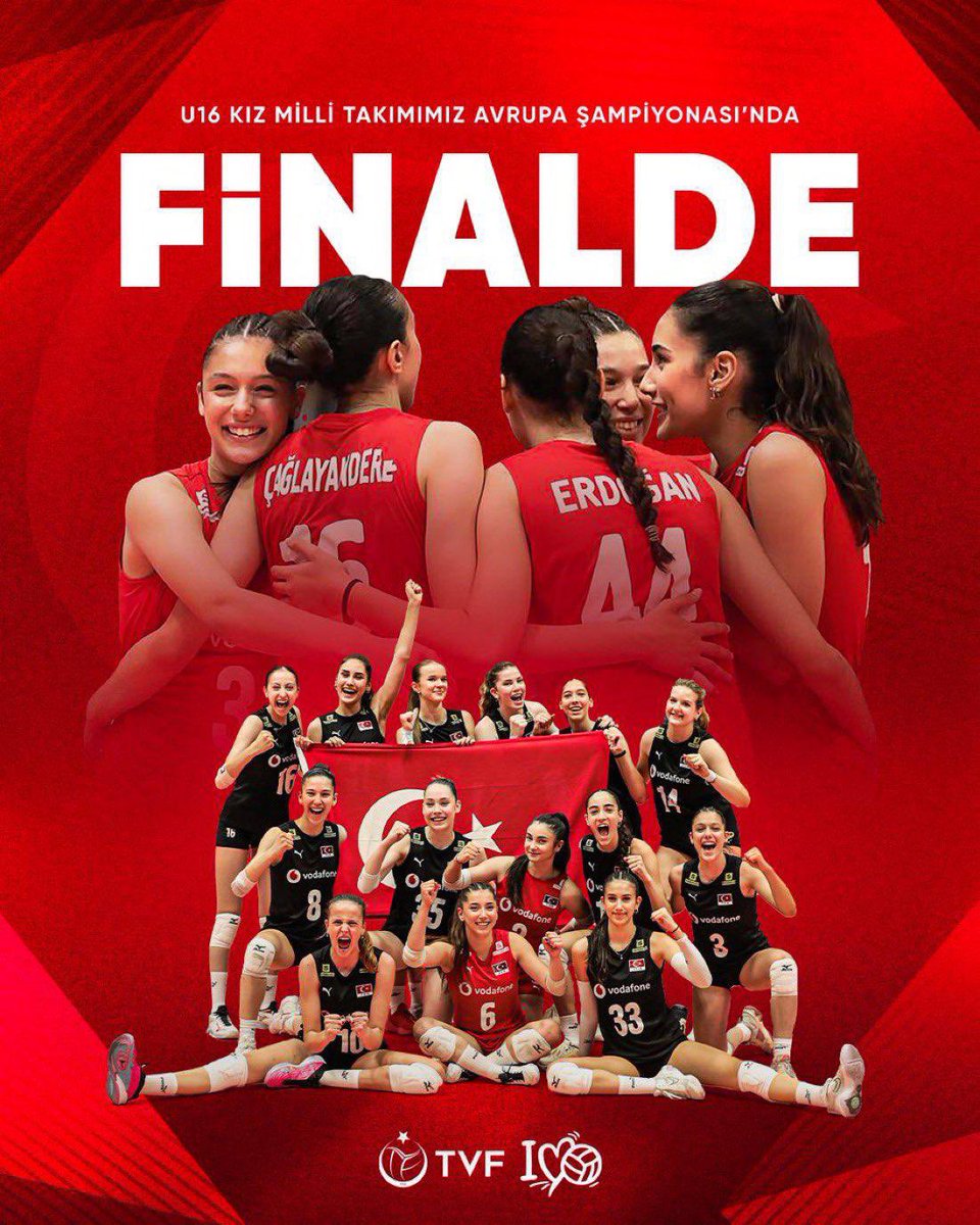 Genç Millilerimizle gurur duyuyoruz 🇹🇷

U19 Erkek Milli Takımımız, Balkan Şampiyonası’nda Sırbistan’ı mağlup ederek finale yükseldi.
U16 Kız Milli Takımımız ise Avrupa Şampiyonası’nda finale çıkarak bizlere büyük bir mutluluk yaşattı.
Her iki takımımızı da tebrik ediyor, finalde