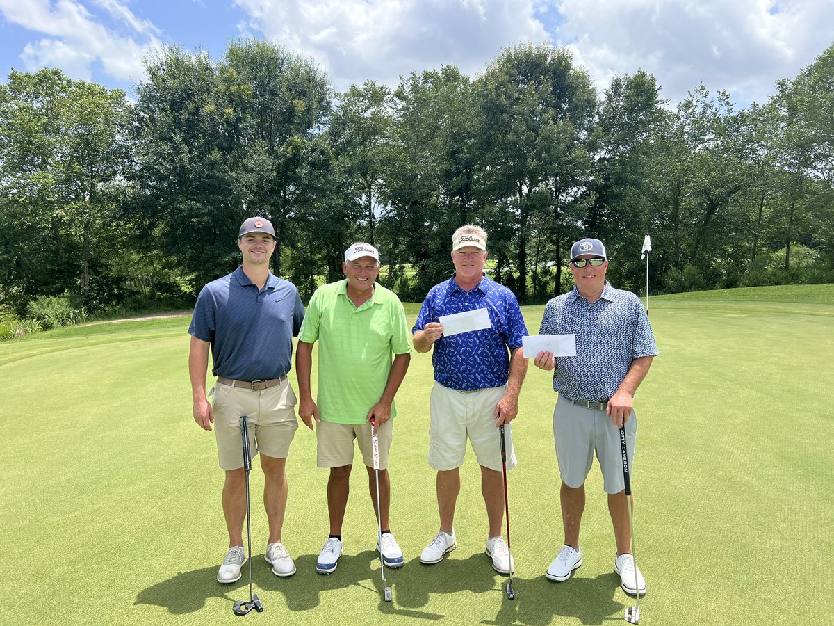 Big thank you to <a href="/TupeloNational/">Tupelo National Golf Club</a> &amp; staff for hosting another successful Fundraiser Scramble for us this year. Great staff &amp; Course as always. Thanks also to all our sponsors and to BBQ By Jim for providing lunch!
Congrats to our winners this year who took home $2000 in a playoff!