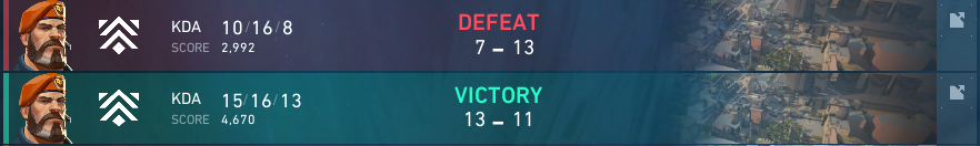 1:1 in Premier today last game might have been my last for a while but lets see what happends