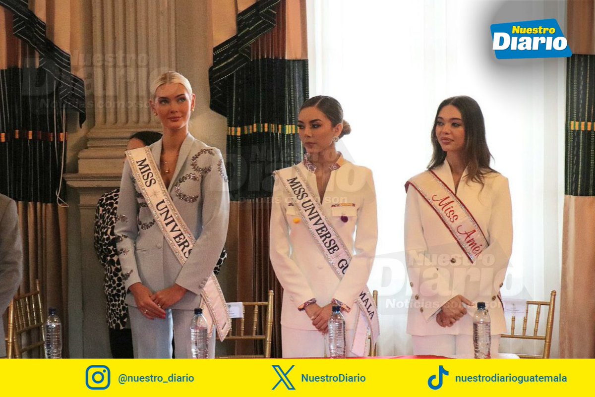 👑 RECIBEN LAS LLAVES DE LA CIUDAD 🗝️😯🇬🇹

Las reinas Victoria Kjaer, Miss Universo 2024; Massiel Chupani, Miss América Latina; y Ana Gabriela Villanueva, Miss Universo Guatemala, recibieron las Llaves de la Ciudad de Quetzaltenango en un acto oficial lleno de orgullo y belleza.