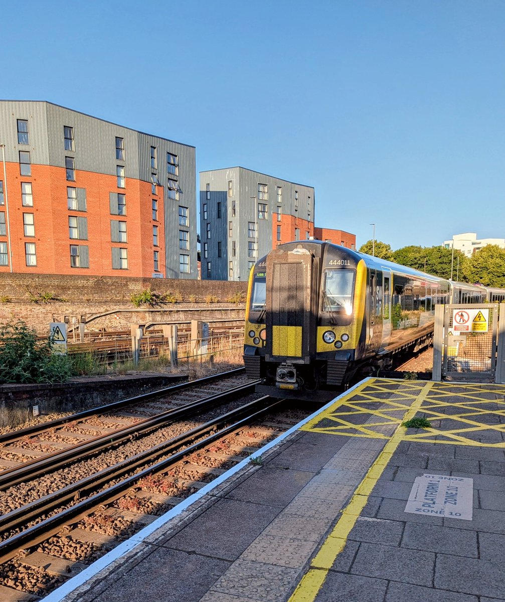 Fratton Station in the sunshine this morning 🌞