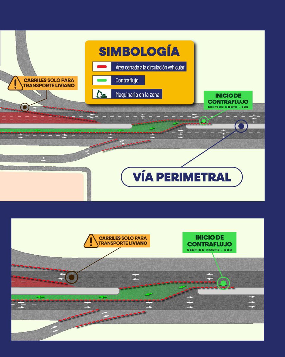 Debido al montaje de la estructura del nuevo paso peatonal frente a la Terminal Terrestre Municipal Costa se realizarán cierres parciales en la Vía Perimetral.

Este martes 15 de julio será en sentido norte - sur, entre las 23h00 y 05h00. 🚧

Durante este horario, se implementará