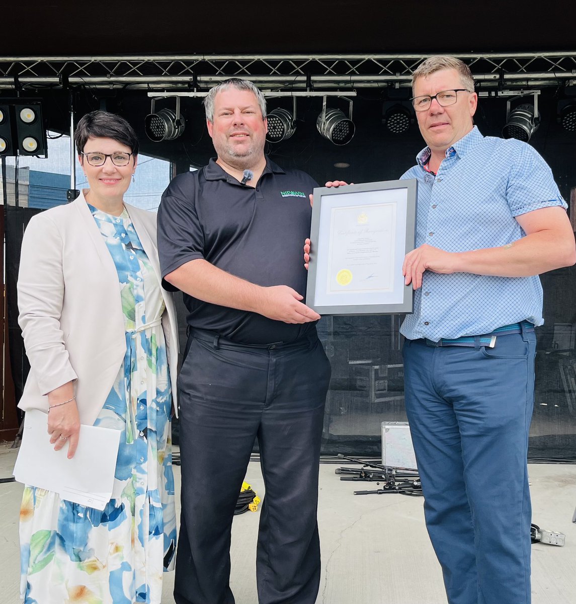 PremierScottMoe's tweet image. Was pleased to join with MLA Terri Bromm and community members today for a 100-year celebration for the Town of Nipawin!
Nestled in one of the most beautiful parts of our province — with world-class fishing, strong industries, and year-round recreation, it is always a pleasure…