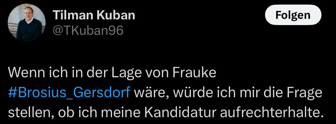 Anstand sucht man bei Typen wie Tilmann Kuban vergeblich. Arrogante und verantwortungslose Täter-Opfer Umkehr.