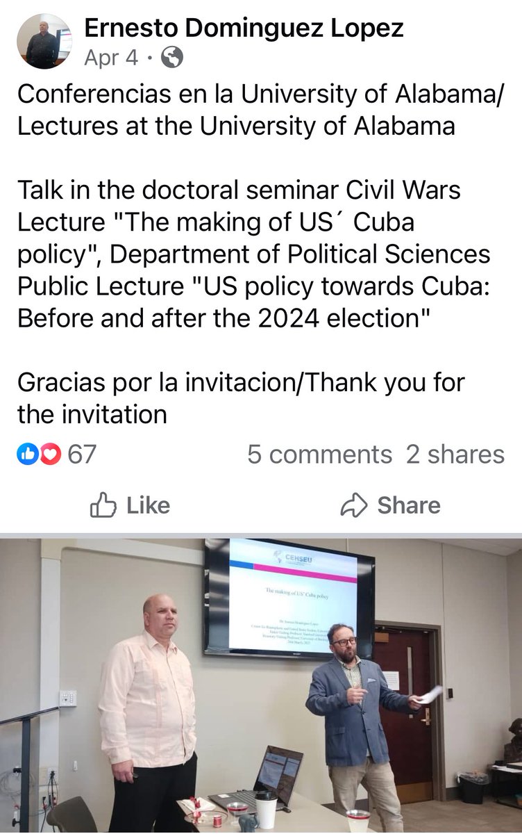 Ernesto Dominguez López from Cuban Intelligence to your nearest University all thanks to our Academic Espionage aka Academic “Exchanges”
