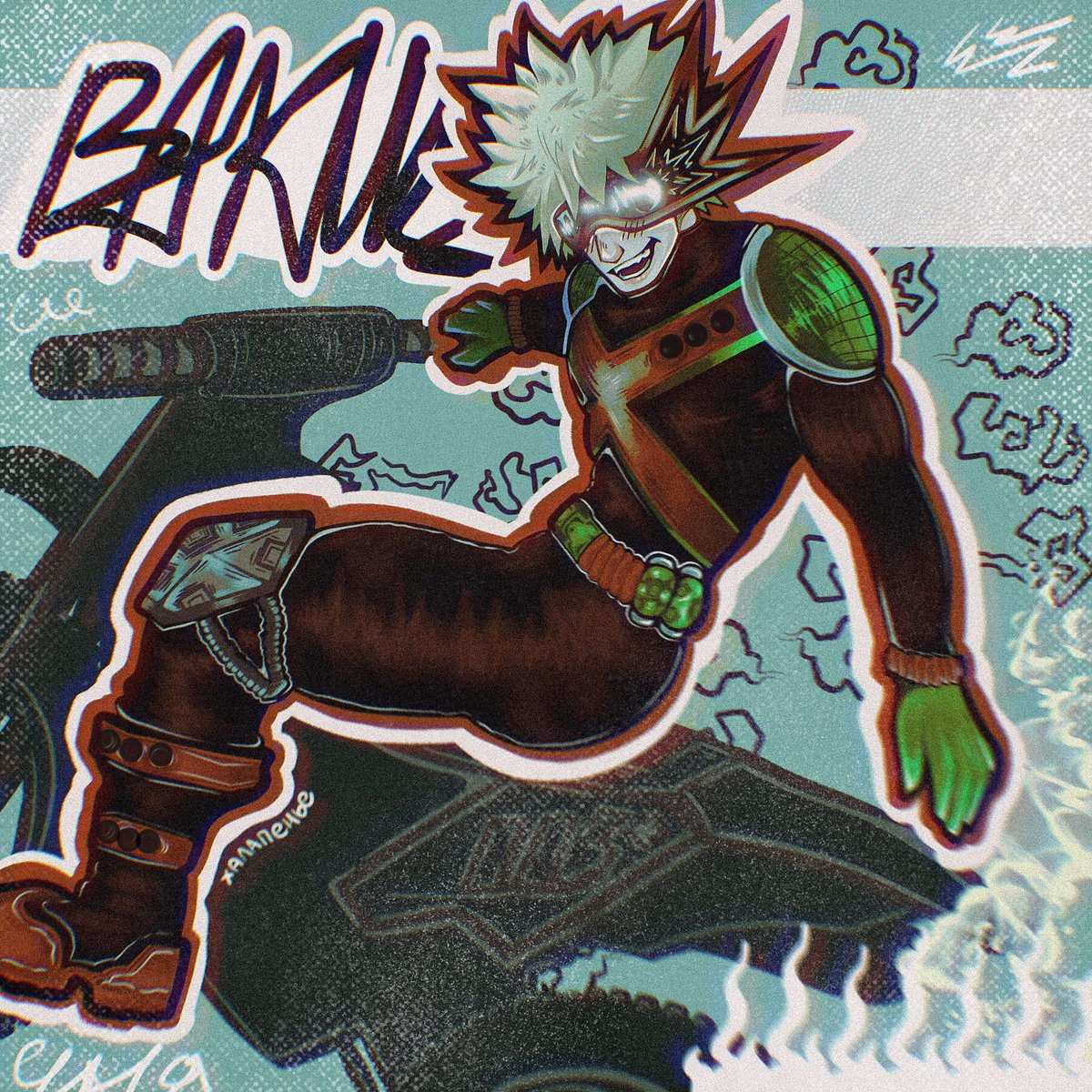 mixghtt's tweet image. #Bakugou #BNHA #BNHAfanart