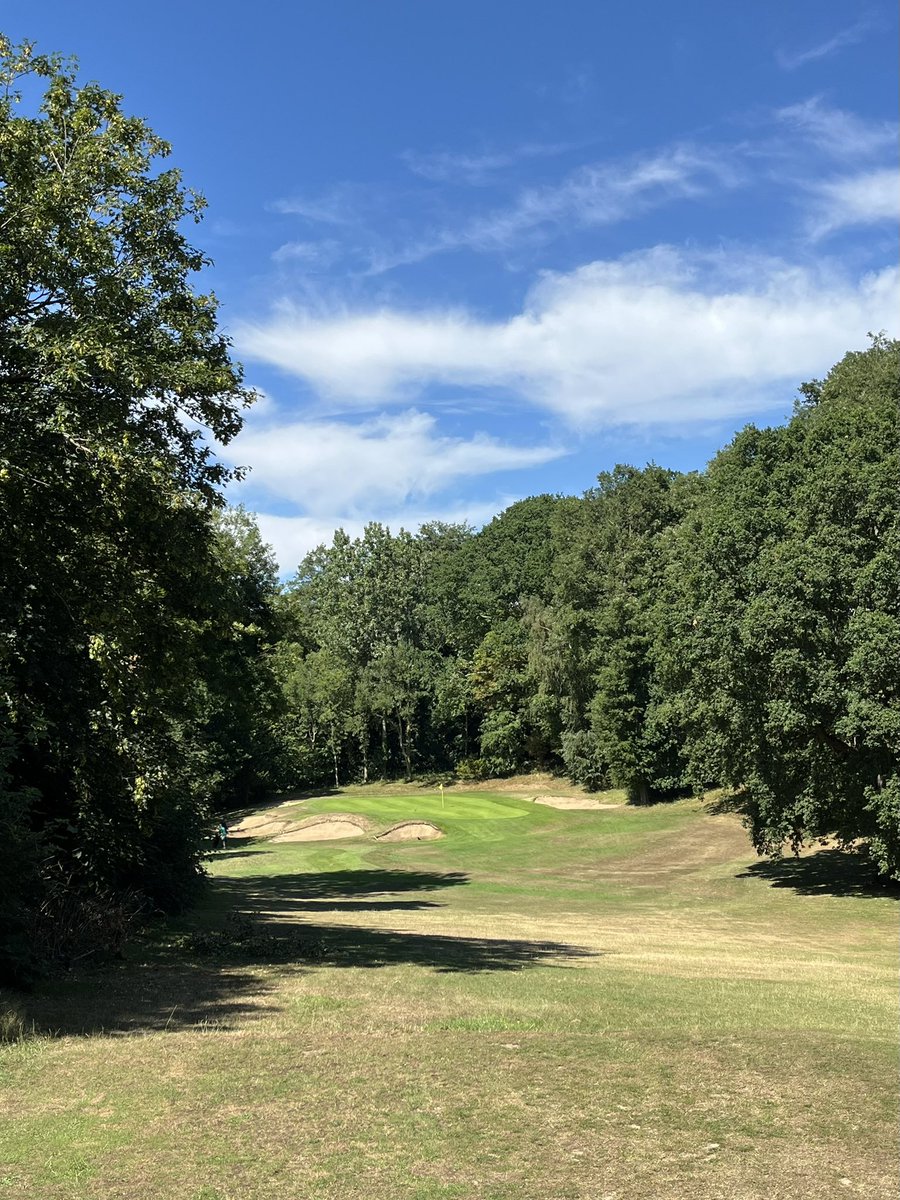 Golfing today at new course, #shirleypark ⛳️🏌️‍♂️☀️